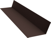 Планка примыкания 90х140 Grand Line 0,5 PurPro матовый RAL 8017 шоколад (3м) Центр Кровли