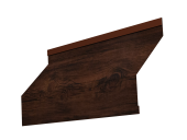 Ламель забора жалюзи Milan new 0,45 Print Elite с пленкой Cherry Wood TwinColor Центр Кровли
