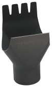 Воронка 125/90 мм Matte PU RAL 7024 Центр Кровли