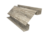 Планка угла внутреннего сложного БХ new 0,45 Print Elite Nordic Wood TwinColor (2м) Центр Кровли