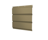 Софит металлический центральная перфорация 0,45 PE с пленкой RAL 1014 слоновая кость Центр Кровли