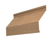 Ламель забора жалюзи Milan new 0,45 Print Elite с пленкой Honey Wood TwinColor Центр Кровли
