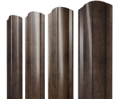 Штакетник Круглый фигурный 0,4 Print Premium Antique Wood TwinColor Центр Кровли