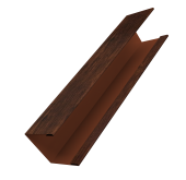 Крышка жалюзи Milan Slim 0,45 Print Premium Cherry Wood Dark FTC (2,5м) Центр Кровли