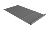 Элемент обхода Кликфальц Pro правый 0,5 Satin RAL 9006 бело-алюминиевый Центр Кровли