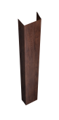Крепежная планка нижняя Texas 0,45 Print-Double Premium Cherry Wood Fresh (3м) Центр Кровли