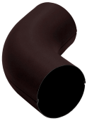 Колено 60 град 90 мм Matte PU RAL 9005 Центр Кровли