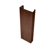 Полустолб для С20 0,45 Print Elite с пленкой Choco Wood TwinColor (L2,0) Центр Кровли