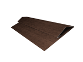 Планка стартово-финишная Экобрус Grand Line 0,45 Print-Double Premium Antique Wood (3м) Центр Кровли