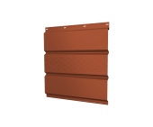 Софит металлический центральная перфорация 0,5 Velur X с пленкой RAL 8004 терракота Центр Кровли