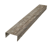 Крышка забора для горизонтального монтажа штакетника 0,45 Print Elite Nordic Wood TwinColor (3м) Центр Кровли