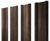Штакетник М-образный А с прямым резом 0,45 Print Premium Almond Wood Fresh Центр Кровли