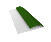 Планка финишная БХ new 0,45 PE с пленкой RAL 6002 лиственно-зеленый (2м) Центр Кровли