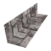 Угол внутренний 110х110 Grand Line 0,45 Принт Элит Камень TwinColor (3м) Центр Кровли