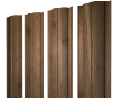 Штакетник Круглый с прямым резом 0,45 Print Premium Pine Wood Fresh Центр Кровли