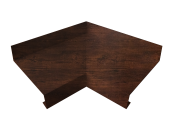 Угол отлива внутренний 70 0,45 Print-Double Premium с пленкой Cherry Wood Dark F Центр Кровли
