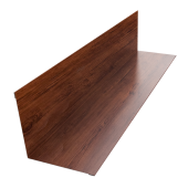 Угол внутренний 110х110 0,45 Print-Double Premium Cherry Wood Fresh (3м) Центр Кровли
