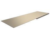 Планка финишная 48х25 0,45 PE с пленкой RAL 1015 светлая слоновая кость (2м) Центр Кровли