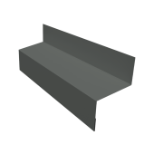 Отлив межэтажный 45 0,45 PE с пленкой RAL 7005 мышино-серый (3м) Центр Кровли