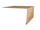 Планка околооконная простая 250х75 0,45 Print Elite Honey Wood TwinColor (2м) Центр Кровли