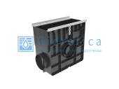 Пескоуловитель Gidrolica Super, DN150/200, E600 пластиковый универсальный для лотков пластиковых DN150 и DN200 (усиленный) (0828) Центр Кровли