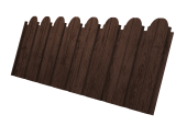 Профнастил C10B фигурный 0,45 Print Premium Antique Wood TwinColor Центр Кровли