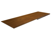 Планка финишная 48х25 0,45 Print Elite Golden Wood TwinColor (2м) Центр Кровли