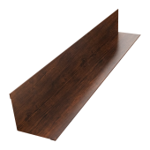 Угол внутренний 50х50 0,45 Print-Double Premium Cherry Wood Dark F (2м) Центр Кровли