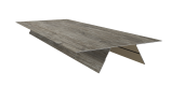 Планка стыковочная составная верхняя 0,45 Print Elite Nordic Wood TwinColor (2м) Центр Кровли