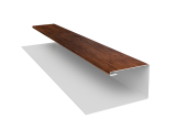 Планка П-образная БХ new 0,45 Print-Double Premium Cherry Wood Fresh (2м) Центр Кровли