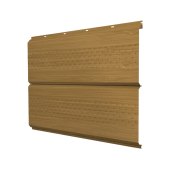 Софит ЭкоБрус new c перфорацией 0,45 Print Elite с пленкой Honey Wood TwinColor Центр Кровли