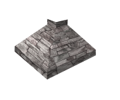 Угол отлива внешний 250 0,45 Print Elite с пленкой Fine Stone TwinColor Центр Кровли