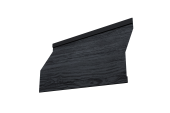 Ламель забора жалюзи Milan Slim 0,45 Print Premium Grey Wood TwinColor Центр Кровли