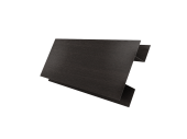 Планка H-образная Экобрус 0,45 Print Elite с пленкой Coffee Wood TwinColor (3м) Центр Кровли