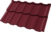 Профиль волновой "Квинта Уно" ("Kvinta Uno") 0,45 Drap RAL 3005 красное вино Центр Кровли