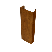 Полустолб для С21 0,45 Print Elite с пленкой Golden Wood TwinColor (L1,5) Центр Кровли