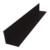 Угол внутренний 50х50 Grand Line 0,45 Drap ТХ двухсторонний RAL 9005 черный (3м) Центр Кровли