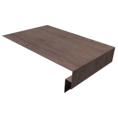 Планка околооконная сложная 250х50х18 (j-фаска) 0,45 Print Elite White Wood TwinColor (2м) Центр Кровли