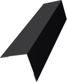 Угол внешний 50х50 Grand Line 0,5 Сатин матовый ТХ RAL 9005 черный (3м) Центр Кровли