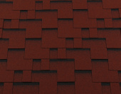Черепица гибкая RoofShield Премиум Модерн красный с оттенением Центр Кровли