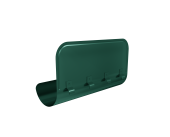 Ограничитель перелива Grand Line 125/90 RAL 6005 зеленый мох Центр Кровли
