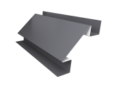 Планка угла внутреннего сложного БХ new 0,5 Satin с пленкой RAL 7004 сигнальный серый (3м) Центр Кровли
