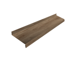 Отлив простой 100 0,45 Print Elite White Wood TwinColor (2м) Центр Кровли