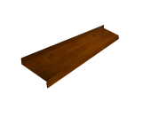 Отлив простой 150 0,45 Print Premium Golden Wood Intense FTC (3м) Центр Кровли