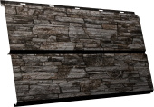 ЭкоБрус 3D 0,345 Grand Line 0,45 Print Elite с пленкой Fine Stone TwinColor Центр Кровли