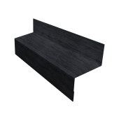 Отлив межэтажный 45 0,45 Print Premium Grey Wood TwinColor (3м) Центр Кровли