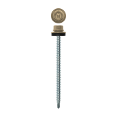 Саморез кровельный Daxmer 4,8х70 (100шт) сверло №1 RAL 1014 Центр Кровли