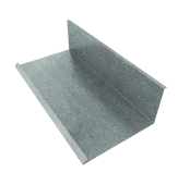 Планка примыкания нижняя к трубе 130х240 0,45 Zn (3м) Центр Кровли