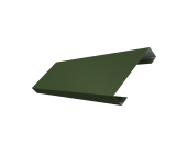 Ламель лицевая 100 забора жалюзи Texas 0,5 Satin Matt TX RAL 6020 хромовая зелень Центр Кровли