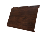 Софит Вертикаль 0,2 line Grand line 0,45 Print Premium с пленкой Cherry Wood Dark FTC Центр Кровли
